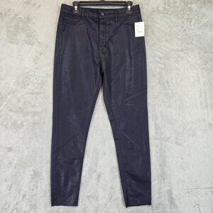 Articles of Society Jeans Womens 31 Coated Hilary High Rise Ankle Skinny Marcy